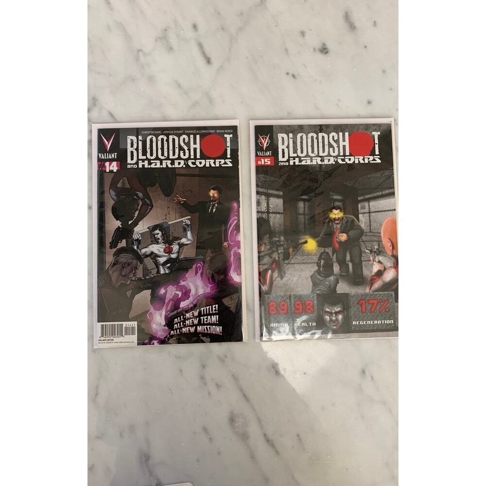 "Bloodshot and Hard Corps" Comics #14 & #15